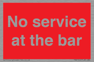 PA6144: No service at the bar