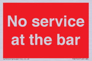 PA6144: No service at the bar