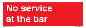 PA6144: No service at the bar