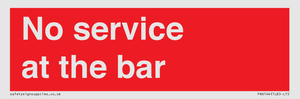 PA6144: No service at the bar