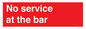 PA6144: No service at the bar
