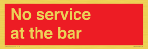 PA6144: No service at the bar