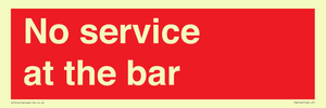 PA6144: No service at the bar
