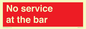 PA6144: No service at the bar