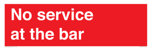 PA6144: No service at the bar