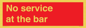 PA6144: No service at the bar
