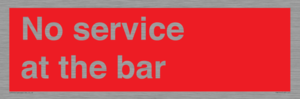 PA6144: No service at the bar