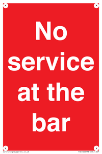 PA6144: No service at the bar