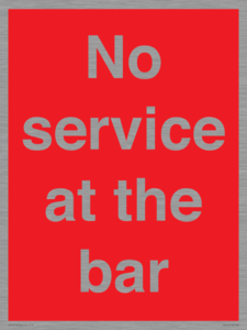 PA6144: No service at the bar