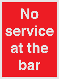 PA6144: No service at the bar