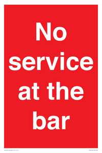 PA6144: No service at the bar