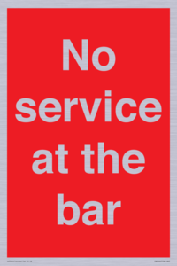 PA6144: No service at the bar