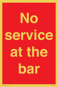 PA6144: No service at the bar