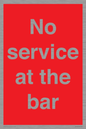 PA6144: No service at the bar