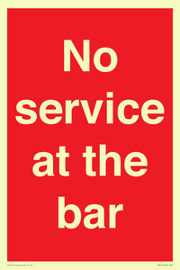 PA6144: No service at the bar