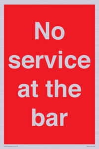 PA6144: No service at the bar