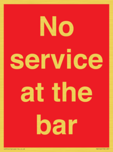 PA6144: No service at the bar