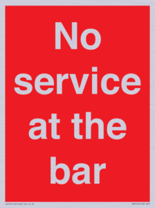 PA6144: No service at the bar