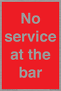 PA6144: No service at the bar