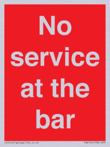 PA6144: No service at the bar
