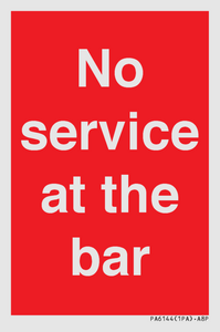 PA6144: No service at the bar
