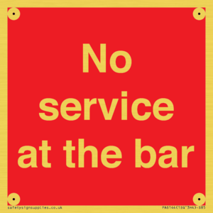 PA6144: No service at the bar