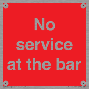PA6144: No service at the bar