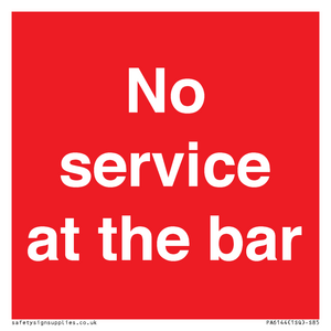 PA6144: No service at the bar