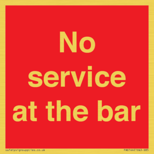 PA6144: No service at the bar