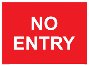 PA6154: NO ENTRY