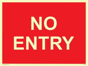 PA6154: NO ENTRY
