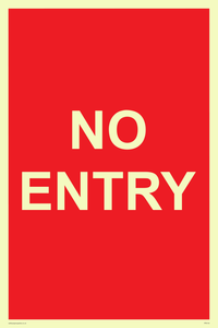 PA6154: NO ENTRY