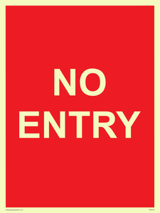 PA6154: NO ENTRY