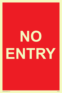 PA6154: NO ENTRY
