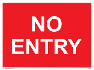PA6154: NO ENTRY