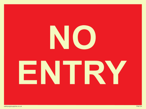 PA6154: NO ENTRY