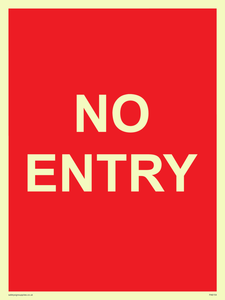 PA6154: NO ENTRY