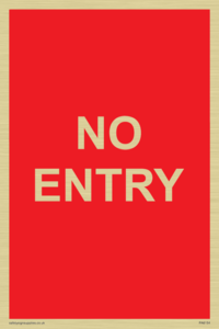 PA6154: NO ENTRY