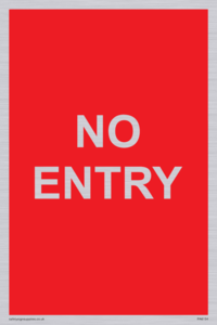 PA6154: NO ENTRY