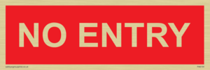 PA6154: NO ENTRY