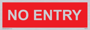 PA6154: NO ENTRY