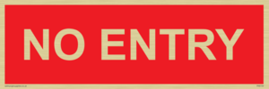 PA6154: NO ENTRY