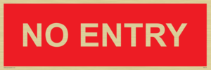 PA6154: NO ENTRY