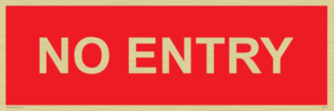 PA6154: NO ENTRY
