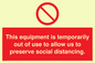 PA6162: This equipment is temporarily out of use to allow us to preserve social distancing.