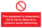 PA6162: This equipment is temporarily out of use to allow us to preserve social distancing.