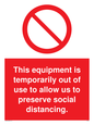 PA6162: This equipment is temporarily out of use to allow us to preserve social distancing.