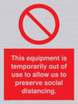 PA6162: This equipment is temporarily out of use to allow us to preserve social distancing.
