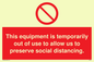 PA6162: This equipment is temporarily out of use to allow us to preserve social distancing.