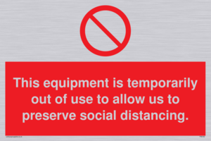 PA6162: This equipment is temporarily out of use to allow us to preserve social distancing.